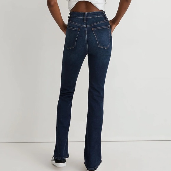 Madewell- Tall Skinny Flare Jeans in Colleton Wash - Picture 2 of 5